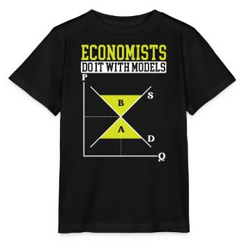 Économiste Professeur d’économie Profession Économie - T-shirt bio MINI CREATOR Stanley/Stella Enfant - noir - Devant - Mikhail (115cm)