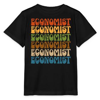 Économiste Professeur d’économie Profession Économie - T-shirt bio MINI CREATOR Stanley/Stella Enfant - noir - Devant - Mikhail (115cm)