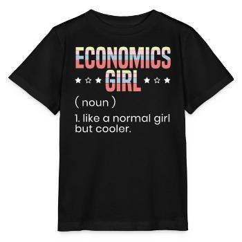 Économiste Professeur d’économie Profession Économie - T-shirt bio MINI CREATOR Stanley/Stella Enfant - noir - Devant - Mikhail (115cm)