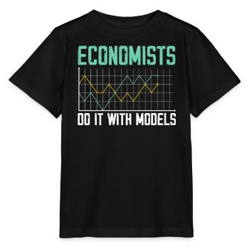 Économiste Professeur d’économie Profession Économie - T-shirt bio MINI CREATOR Stanley/Stella Enfant - noir - Devant - Mikhail (115cm)