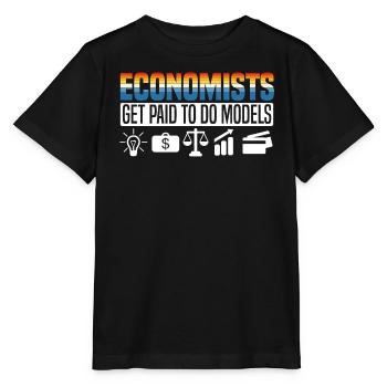 Économiste Professeur d’économie Profession Économie - T-shirt bio MINI CREATOR Stanley/Stella Enfant - noir - Devant - Mikhail (115cm)