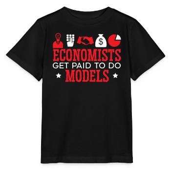Économiste Professeur d’économie Profession Économie - T-shirt bio MINI CREATOR Stanley/Stella Enfant - noir - Devant - Mikhail (115cm)