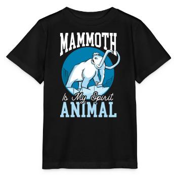 Mammutelefant Wildtiere Ausgestorbene Tierliebhaber - Stanley/Stella Kinder T-Shirt MINI CREATOR  - Schwarz - Vorne - Mikhail (115cm)
