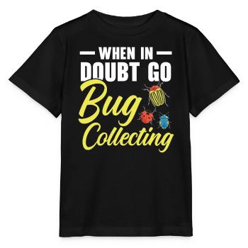 Bug Catcher Bug Expert Insect Lover Entomology - Stanley/Stella MINI CREATOR Kids’ T-Shirt - black - Front - Mikhail (115cm)
