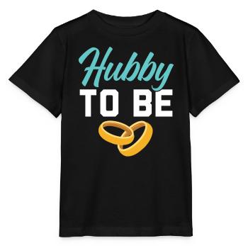 Mariage le jour du mariage des mariés Mariage juste marié - T-shirt bio MINI CREATOR Stanley/Stella Enfant - noir - Devant - Mikhail (115cm)