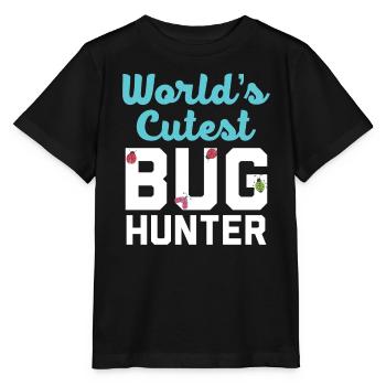Bug Catcher Bug Expert Insect Lover Entomology - Stanley/Stella MINI CREATOR Kids’ T-Shirt - black - Front - Mikhail (115cm)