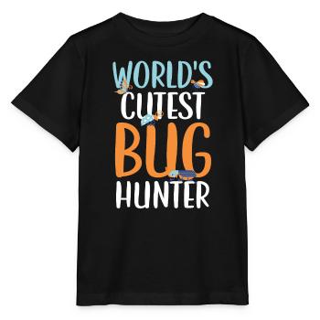 Bug Catcher Bug Expert Insect Lover Entomology - Stanley/Stella MINI CREATOR Kids’ T-Shirt - black - Front - Mikhail (115cm)