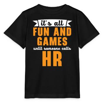 HR Manager Human Resource Mitarbeiter Job Beruf - Stanley/Stella Kinder T-Shirt MINI CREATOR  - Schwarz - Vorne - Mikhail (115cm)