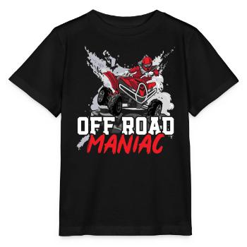 ATV Lover Quad Bike ATV Outdoor Mudding Offroading - Stanley/Stella Kinder T-Shirt MINI CREATOR  - Schwarz - Vorne - Mikhail (115cm)