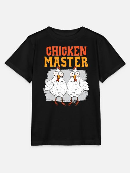 Hühnerbauer Hühnerflüsterer Bauernhoftier - Stanley/Stella Kinder T-Shirt MINI CREATOR  - Schwarz