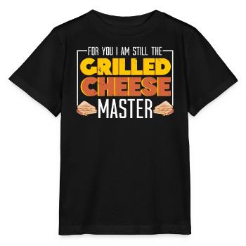 Liebe gegrillten Käse bitte Käsehersteller Käse Essen - Stanley/Stella Kinder T-Shirt MINI CREATOR  - Schwarz - Vorne - Mikhail (115cm)