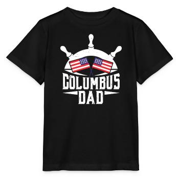 Christopher Columbus Italian American Columbus Day - Stanley/Stella MINI CREATOR Kids’ T-Shirt - black - Front - Mikhail (115cm)