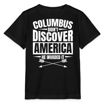 Journée des Amérindiens autochtones - T-shirt bio MINI CREATOR Stanley/Stella Enfant - noir - Devant - Mikhail (115cm)