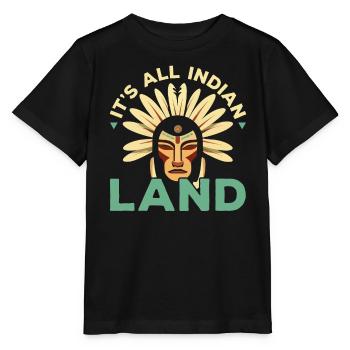 Journée des Amérindiens autochtones - T-shirt bio MINI CREATOR Stanley/Stella Enfant - noir - Devant - Mikhail (115cm)