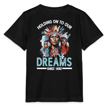 Journée des Amérindiens autochtones - T-shirt bio MINI CREATOR Stanley/Stella Enfant - noir - Devant - Mikhail (115cm)