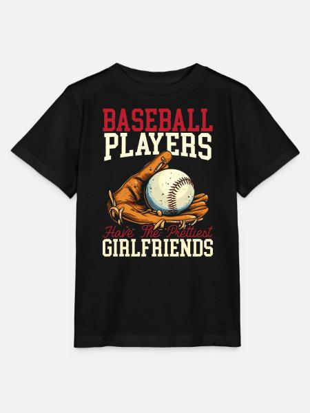 Baseball-Freundin Sportliebhaber Baseball-Fan - Stanley/Stella Kinder T-Shirt MINI CREATOR - Schwarz
