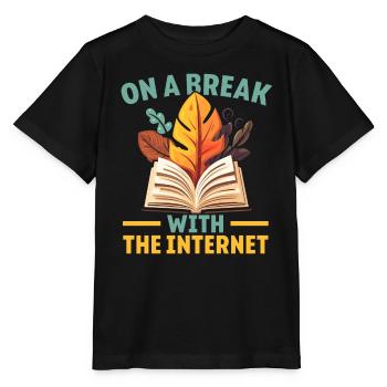 Digital Detox Mobile Phone Fasting Go Offline - T-shirt bio MINI CREATOR Stanley/Stella Enfant - noir - Devant - Mikhail (115cm)
