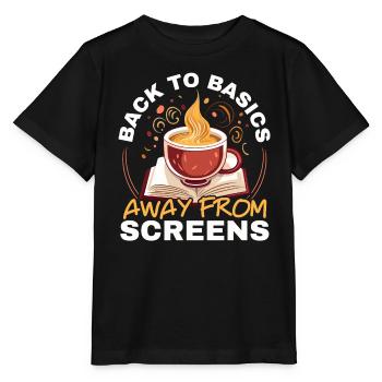 Digital Detox Mobile Phone Fasting Go Offline - T-shirt bio MINI CREATOR Stanley/Stella Enfant - noir - Devant - Mikhail (115cm)