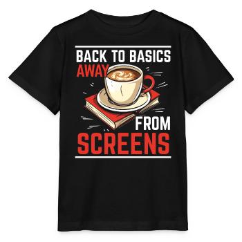 Digital Detox Mobile Phone Fasting Go Offline - T-shirt bio MINI CREATOR Stanley/Stella Enfant - noir - Devant - Mikhail (115cm)