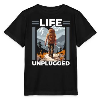 Digital Detox Mobile Phone Fasting Go Offline - T-shirt bio MINI CREATOR Stanley/Stella Enfant - noir - Devant - Mikhail (115cm)