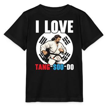 Tang Soo Do Karate Martial Arts Martial Artist - Stanley/Stella MINI CREATOR Kids’ T-Shirt - black - Front - Mikhail (115cm)