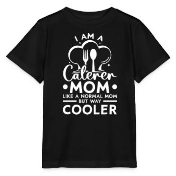 Service traiteur Restauration Chef serveur - T-shirt bio MINI CREATOR Stanley/Stella Enfant - noir - Devant - Mikhail (115cm)