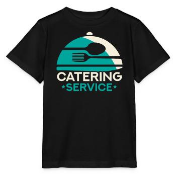 Service traiteur Traiteur Chef cuisinier Serveur - T-shirt bio MINI CREATOR Stanley/Stella Enfant - noir - Devant - Mikhail (115cm)