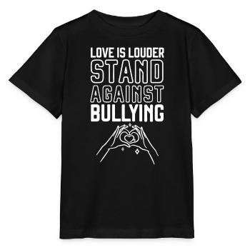 Unity Day Anti-Mobbing-Mobbing-Prävention Freundlichkeit - Stanley/Stella Kinder T-Shirt MINI CREATOR  - Schwarz - Vorne - Mikhail (115cm)