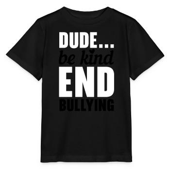 Unity Day Anti-Mobbing-Mobbing-Prävention Freundlichkeit - Stanley/Stella Kinder T-Shirt MINI CREATOR  - Schwarz - Vorne - Mikhail (115cm)