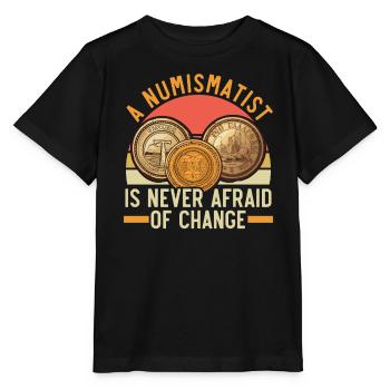 Collection de pièces numismate de collection de pièces - T-shirt bio MINI CREATOR Stanley/Stella Enfant - noir - Devant - Mikhail (115cm)