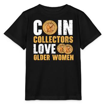 Coin Collector Numismatist Coin Collecting - Stanley/Stella MINI CREATOR Kids’ T-Shirt - black - Front - Mikhail (115cm)
