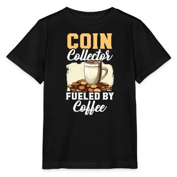 Coin Collector Numismatist Coin Collecting - Stanley/Stella MINI CREATOR Kids’ T-Shirt - black - Front - Mikhail (115cm)