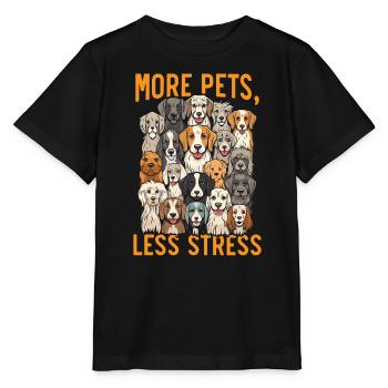 Pet Sitting Pet Lover Dog Walking Dog Sitter - Stanley/Stella MINI CREATOR Kids’ T-Shirt - black - Front - Mikhail (115cm)
