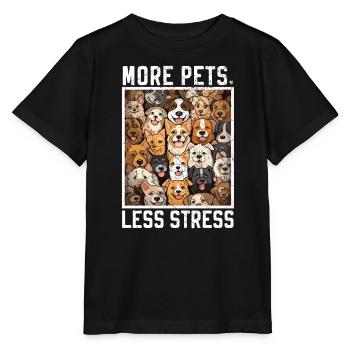 Pet Sitting Pet Lover Dog Walking Dog Sitter - Stanley/Stella MINI CREATOR Kids’ T-Shirt - black - Front - Mikhail (115cm)