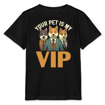 Pet Sitting Pet Lover Dog Walking Dog Sitter - Stanley/Stella MINI CREATOR Kids’ T-Shirt - black - Front - Mikhail (115cm)