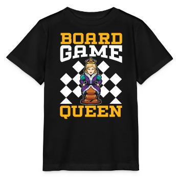 Schachbrettspiel Schachmatt Strategie Schachspieler - Stanley/Stella Kinder T-Shirt MINI CREATOR  - Schwarz - Vorne - Mikhail (115cm)