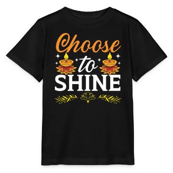 Joyeux Diwali Diwali Festival Hindouisme hindou indien - T-shirt bio MINI CREATOR Stanley/Stella Enfant - noir - Devant - Mikhail (115cm)