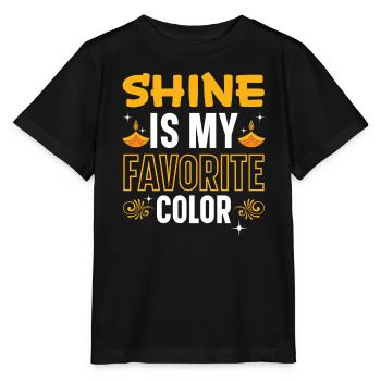 Joyeux Diwali Diwali Festival Hindouisme hindou indien - T-shirt bio MINI CREATOR Stanley/Stella Enfant - noir - Devant - Mikhail (115cm)