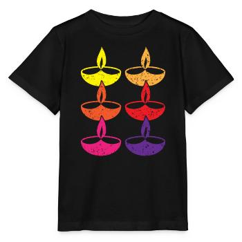 Frohes Diwali Diwali Fest Indischer Hinduismus - Stanley/Stella Kinder T-Shirt MINI CREATOR  - Schwarz - Vorne - Mikhail (115cm)