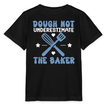 Bäcker Bäckerei Kuchen Brot Muffin Gebäck Lebensmittel Backen - Stanley/Stella Kinder T-Shirt MINI CREATOR  - Schwarz - Vorne - Mikhail (115cm)