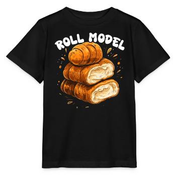 Bäcker Bäckerei Kuchen Brot Muffin Gebäck Lebensmittel Backen - Stanley/Stella Kinder T-Shirt MINI CREATOR  - Schwarz - Vorne - Mikhail (115cm)
