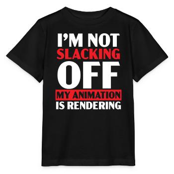 3d Animator Animate Key Frames Rendering Animation - Stanley/Stella MINI CREATOR Kids’ T-Shirt - black - Front - Mikhail (115cm)