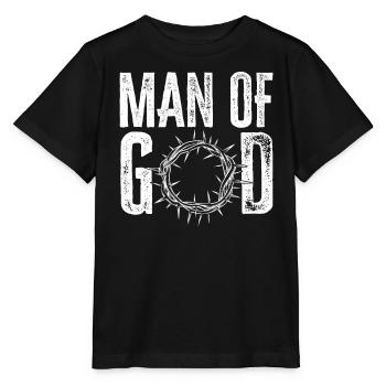 Christian Quotes Christian Believer Christianity - Stanley/Stella MINI CREATOR Kids’ T-Shirt - black - Front - Mikhail (115cm)