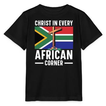 Christianisme afro-américain afro-américain Noir - T-shirt bio MINI CREATOR Stanley/Stella Enfant - noir - Devant - Mikhail (115cm)