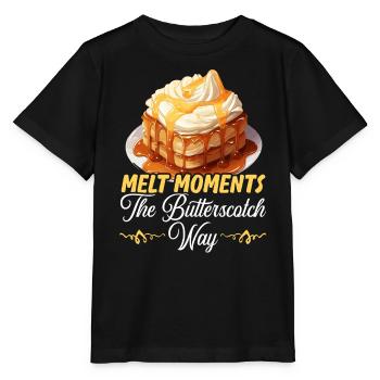 Butterscotch Süßes Karamell Essen Feinschmeckerbutter - Stanley/Stella Kinder T-Shirt MINI CREATOR  - Schwarz - Vorne - Mikhail (115cm)