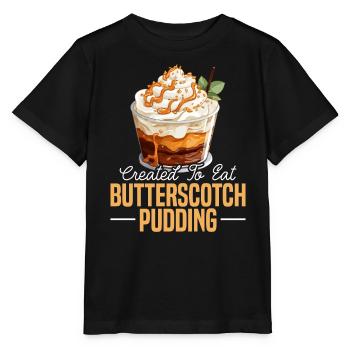 Butterscotch Süßes Karamell Essen Feinschmeckerbutter - Stanley/Stella Kinder T-Shirt MINI CREATOR  - Schwarz - Vorne - Mikhail (115cm)