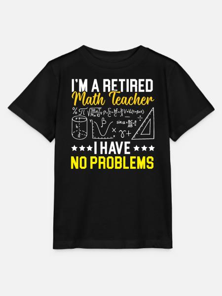 Mathematiklehrer im Ruhestand - Stanley/Stella Kinder T-Shirt MINI CREATOR - Schwarz