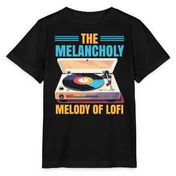Lofi Music Lover Low Fidelity Japanische Ästhetik - Stanley/Stella Kinder T-Shirt MINI CREATOR  - Schwarz - Vorne - Mikhail (115cm)