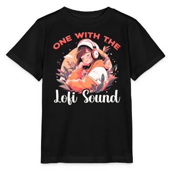 Lofi Music Lover Low Fidelity Japanische Ästhetik - Stanley/Stella Kinder T-Shirt MINI CREATOR  - Schwarz - Vorne - Mikhail (115cm)