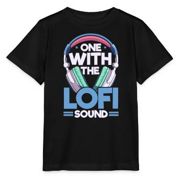 Lofi Music Lover Low Fidelity Japanische Ästhetik - Stanley/Stella Kinder T-Shirt MINI CREATOR  - Schwarz - Vorne - Mikhail (115cm)